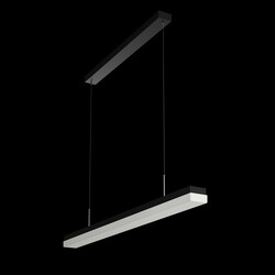 OSMONT MAT60560 MATAR LE2 závěsné plastové svítidlo černá / bílá IP40 4000 K 14W LED