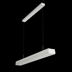 OSMONT MAT60582 MATAR LE5 závěsné plastové svítidlo bílá IP40 4000 K 26W LED