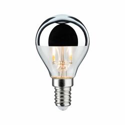 Paulmann LED Retro-kapka 4,5W E14 stříbrný vrchlík teplá bílá stmívatelné 285.04 P 28504