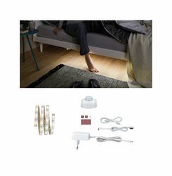 PAULMANN YourLED Night Comfort sada 1m teplá bílá podvícení postele pohybový senzor 709.55 P 70955 10