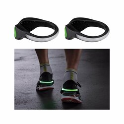 PAULMANN Function LED Clips na boty černá/zelená 2ks sada vč. baterie (výměnná) 709.72 P 70972 10