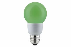 Paulmann Úsporná žárovka Globe 60 5W E27 zelená 880.28 P 88028