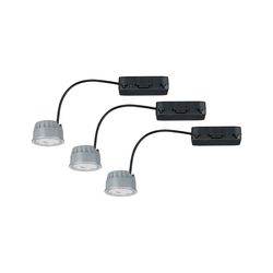 Paulmann LED-Modul Coin pro vestavná svítidla čirá 7W 3ks sada stmívatelné teplá bílá 938.38 P 93838 10