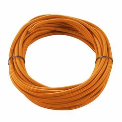 BIG WHITE VEDENÍ PVC S LÁTKOVÝM PLÁŠTĚM, 3pólové, 10 m, oranžová 961274