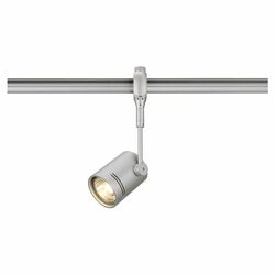 BIG WHITE BIMA 1, bodové svítidlo pro vysokonapěťovou proudovou sběrnici EASYTEC II, QPAR51, jedna žárovka, stříbrošedé, max. 50 10