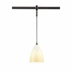 BIG WHITE TONGA 4, závěsné svítidlo pro vysokonapěťovou proudovou sběrnici EASYTEC II, C35, černé, keramika bílá, max. 60 W 1845 10