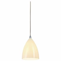BIG WHITE TONGA 4, závěsné svítidlo pro vysokonapěťovou proudovou sběrnici EASYTEC II, C35, stříbrošedé, keramika bílá, max. 60 10