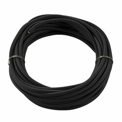 BIG WHITE VEDENÍ PVC S LÁTKOVÝM PLÁŠTĚM, 3pólové, 10 m, černé 961270