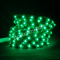McLED LED pásek SMD3528 zelená, DC12V, IP20, 8mm,bílý PCB pásek, 30 led/metr 121.181.10.0