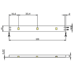 McLED LED pásek SMD3528 teple bílá, DC12V, IP68, 8mm, bílý PCB pásek, 30 led/metr 121.201.10.0