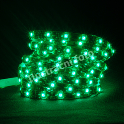 McLED LED pásek SMD3528 zelená, DC12V, IP20, 10mm, bílý PCB pásek, 120 led/metr 121.229.10.0