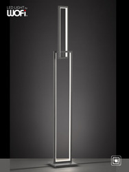 WOFI Stojací lampa Muriel 1x LED 33W 2700lm 3000K tmavě šedá 11373