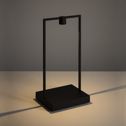 Artemide stolní LED lampa Curiosity 36 1,7 W 3000K stmívatelná černá/hnědá