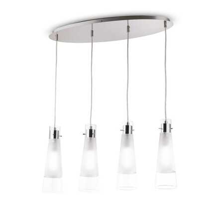 Ideal Lux KUKY CLEAR SP4 SVÍTIDLO ZÁVĚSNÉ 023038