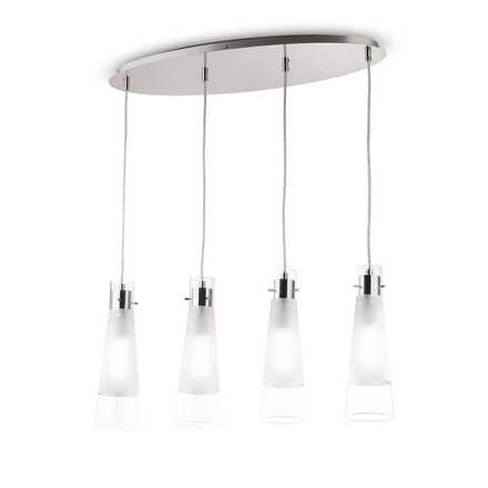 Ideal Lux KUKY CLEAR SP4 SVÍTIDLO ZÁVĚSNÉ 023038