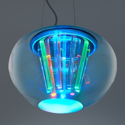 Artemide závěsné svítidlo Spectral Light LED 36,4 W + RGB, 3000K, stmívatelné