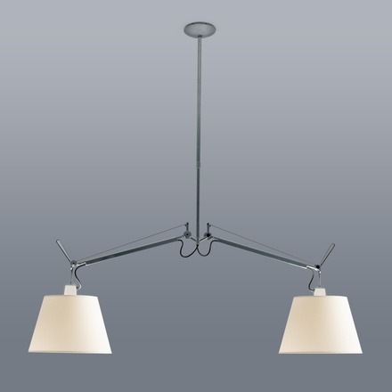 Artemide závěsné svítidlo Tolomeo Basculante Due Bracci E27 max 2x21 W bez stínítka