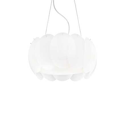 Ideal Lux OVALINO SP5 BIANCO SVÍTIDLO ZÁVĚSNÉ 074139