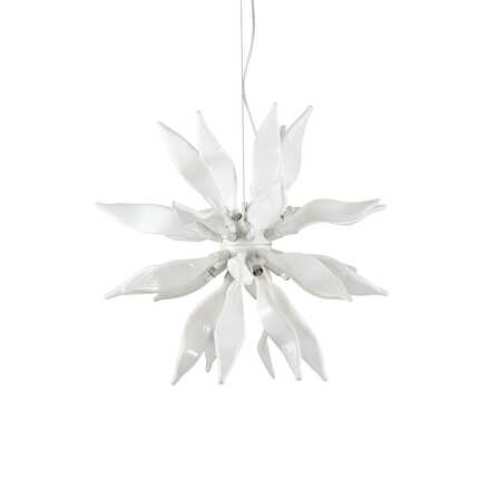 Dekorativní/ závěsné svítidlo Ideal Lux Leaves SP8 bianco 111957
