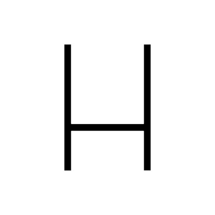 Artemide svítidlo Alphabet of Light H 32 W 3000K