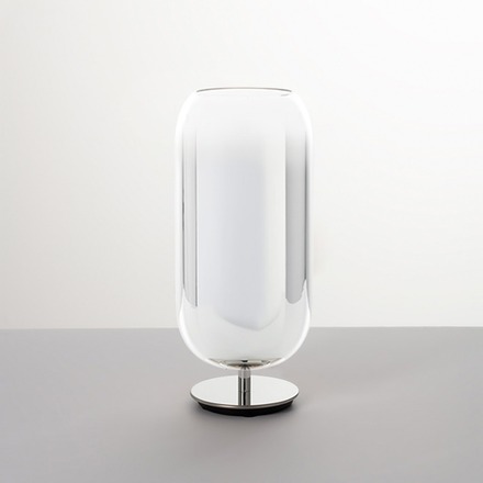 Artemide stolní lampa Gople E27 Design Collection 17 W stříbrná