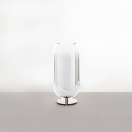 Artemide stolní lampa Gople Mini E14 Design Collection stříbrná
