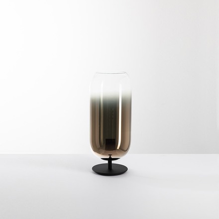 Artemide stolní lampa Gople Mini E14 max 6 W Design Collection černá/bronz