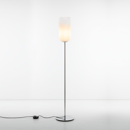 Artemide stojací lampa Gople Floor E27 bílá