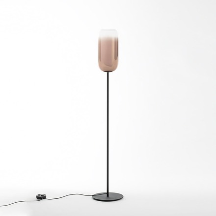 Artemide stojací lampa Gople Floor černá/měď E27 max 20 W černá/měď