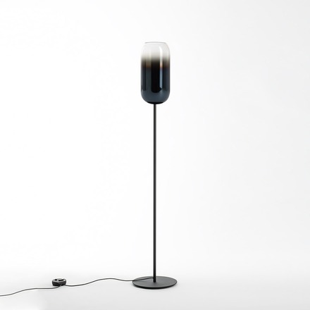 Artemide stojací lampa Gople E27 Design Collection 17 W černá/modrá