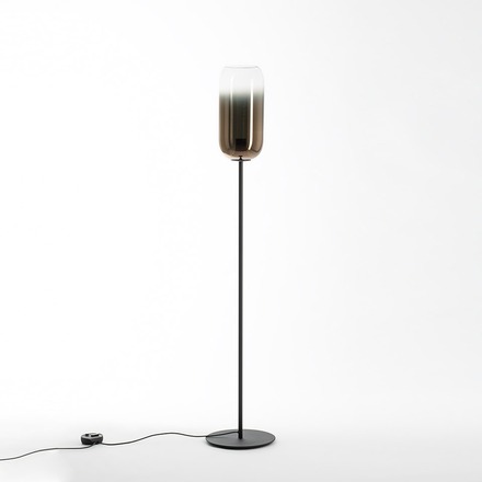 Artemide stojací lampa Gople E27 max 20 W Design Collection černá/bronz