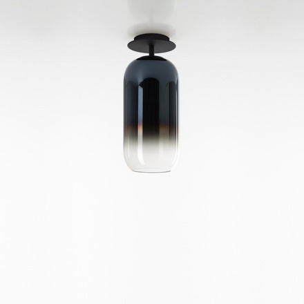 Artemide stropní svítidlo Gople Mini E14 5 W Design Collection černá/modrá