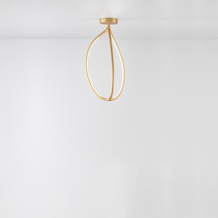 Artemide stropní svítidlo Arrival 70 26 W 3000K stmívatelné zlaté APP kompatibilní