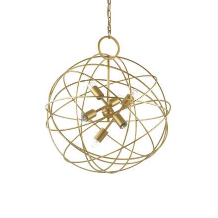 Závěsné svítidlo Ideal Lux Konse SP6 oro 156026 zlaté 60cm