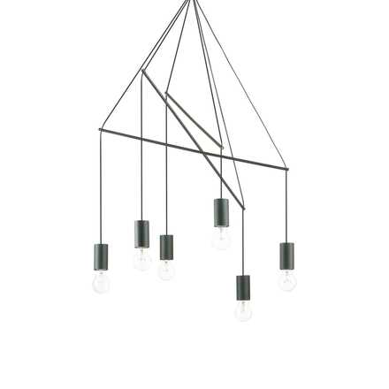 Závěsné svítidlo Ideal Lux Pop SP6 nero 158815 černé 54cm