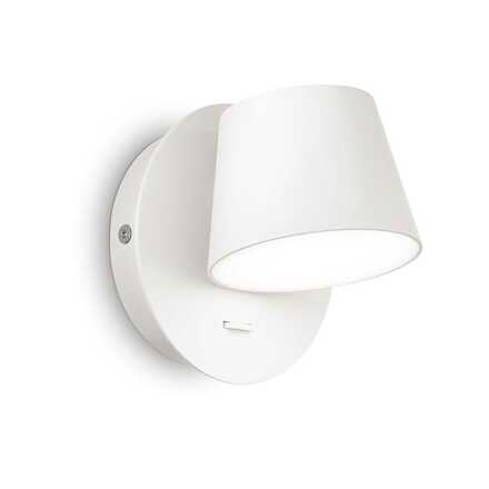 LED Nástěnné bodové svítidlo Ideal Lux Gim AP1 bianco 167152 bílé