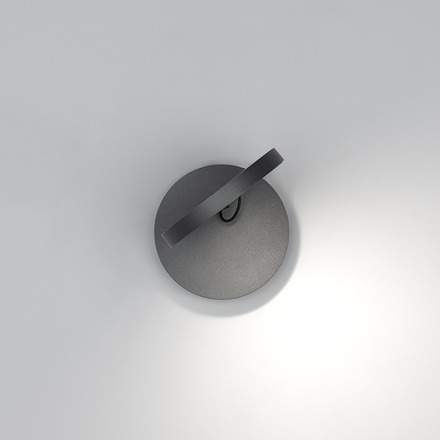 Artemide nástěnné LED svítidlo Demetra Spotlight 9 W 2700K stmívatelné antracit