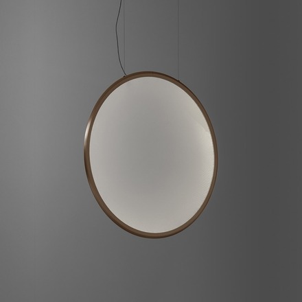 Artemide závěsné svítidlo Discovery Vertical 70 bronz 40 W 3000K stmívatelné APP