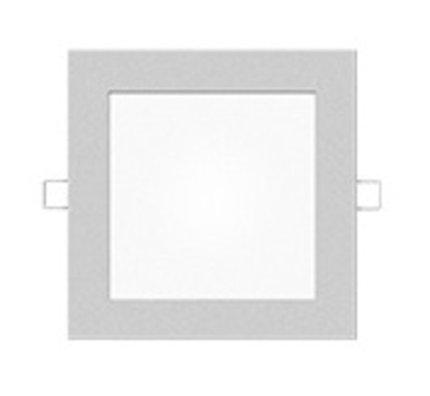 Mivvy LED podhledové svítidlo SLIM GRANITE GREY (SILVER) 200x200 mm 15W/3000K SLM20203KG
