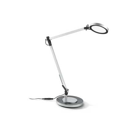 LED Stolní lampa Ideal Lux Futura TL1 alluminio 204895 10W šedá