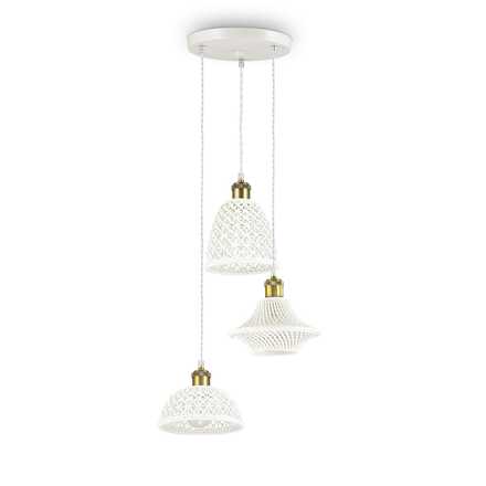 Závěsné svítidlo Ideal Lux Lugano SP3 206875 E27 3x60W