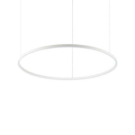 LED Závěsné svítidlo Ideal Lux Oracle Slim D90 Bianco 229478 48W 3000lm IP20 90cm bílé