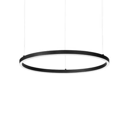 LED Závěsné svítidlo Ideal Lux Oracle Slim D70 Nero 229515 35W 2100lm IP20 70,5cm černé