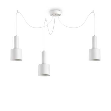 Závěsné svítidlo Ideal Lux Holly SP3 Bianco 231587 E27 3x60W IP20 24cm bílé