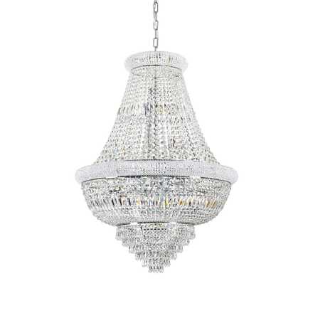 Závěsné svítidlo Ideal Lux Dubai SP24 Cromo 243597 E14 24x40W 80cm IP20 chromové