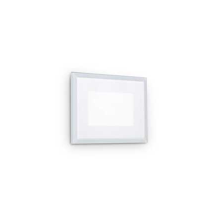 LED Venkovní nástěnné zápustné svítidlo Ideal Lux INDIO RECESSED 05W 255781 5W 585lm 3000K IP65 10,5cm bílé