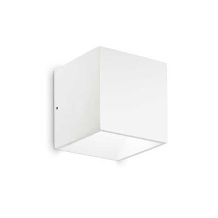 LED Venkovní nástěnné svítidlo Ideal Lux RUBIK AP1 D10 BIANCO 3000K 269313 9W 630lm 3000K IP54 10cm bílé