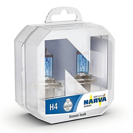 NARVA 2xH4 12V 60/55W RANGE POWER WHITE 98512