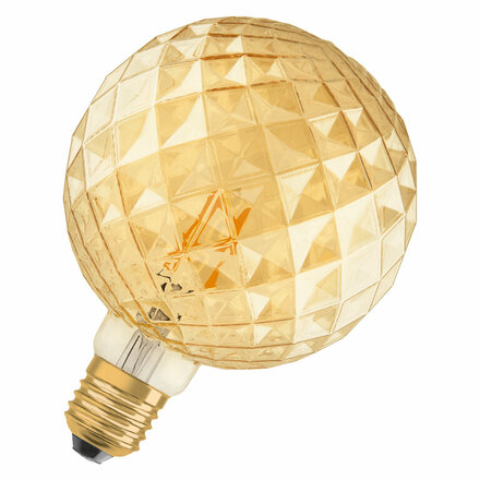 OSRAM Vintage 1906 LED CL PINECONE  FIL GOLD 40 non-dim  4,5W/825 E27