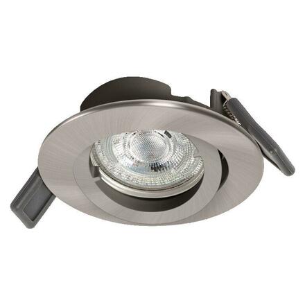 LEDVANCE zapuštěné svítidlo Spotlight Recess Set vč. LEDVANCE LED 4.3W GU10 kartáčovaný nikl 4058075573017